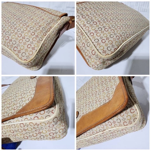 Authentic Celine Vintage Messenger/Crossbody Bag Brown/ Beige - Picture 14 of 14
